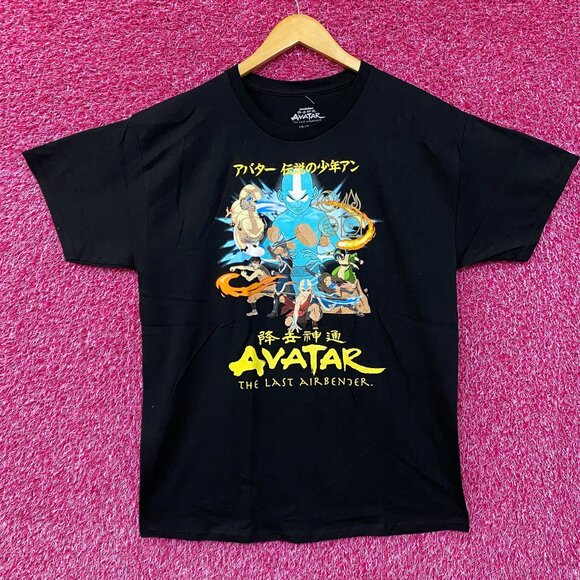 Avatar The Last Airbender Four Elements Team Avatar Graphic T-Shirt large - Picture 1 of 4